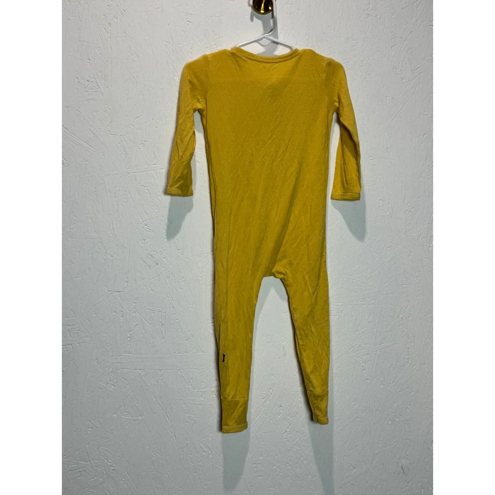 Kyte Baby Toddler Zippered Romper 2T Mustard Yellow Bamboo Rayon Sleep Play Suit